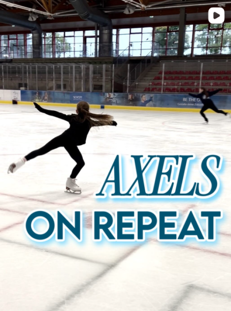 Intensives Axel Training Eiskunstlauf mit Olympischen Trainingsmethoden